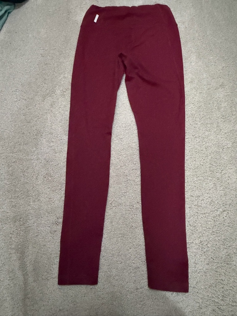 Zella Maroon High-Waist Leggings